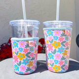 Coffee Cup Cover - Sage Bloom