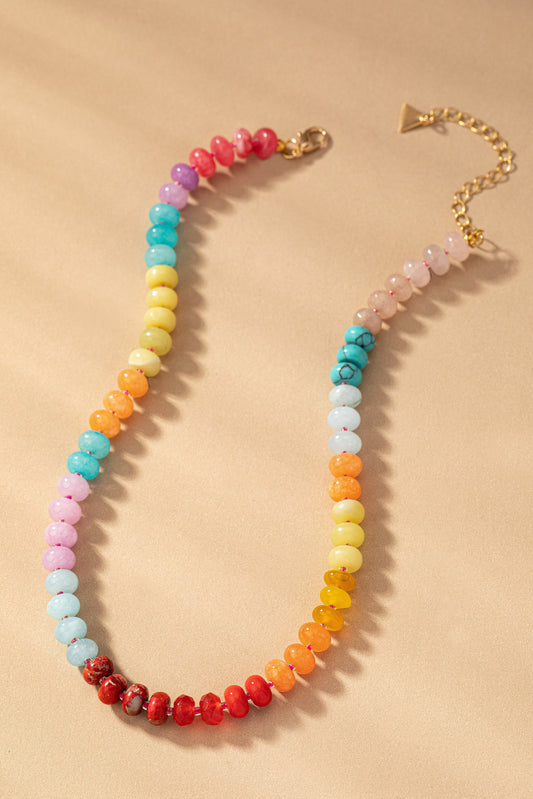 Rainbow Necklace | Yellow