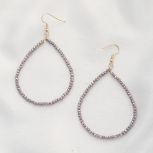 Beaded Teardrop Earring