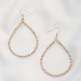Beaded Teardrop Earring