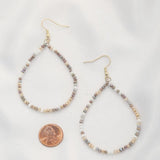 Beaded Teardrop Earring
