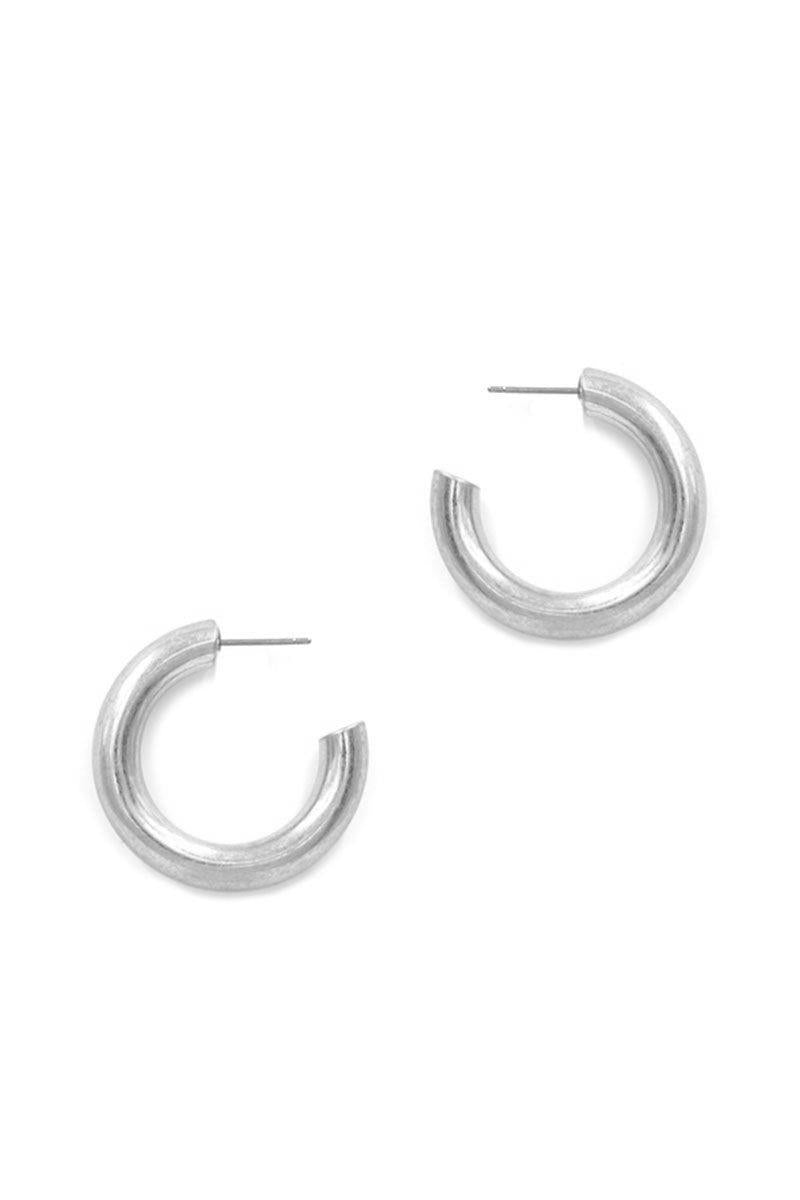 Metal Mini Open Hoop Earring
