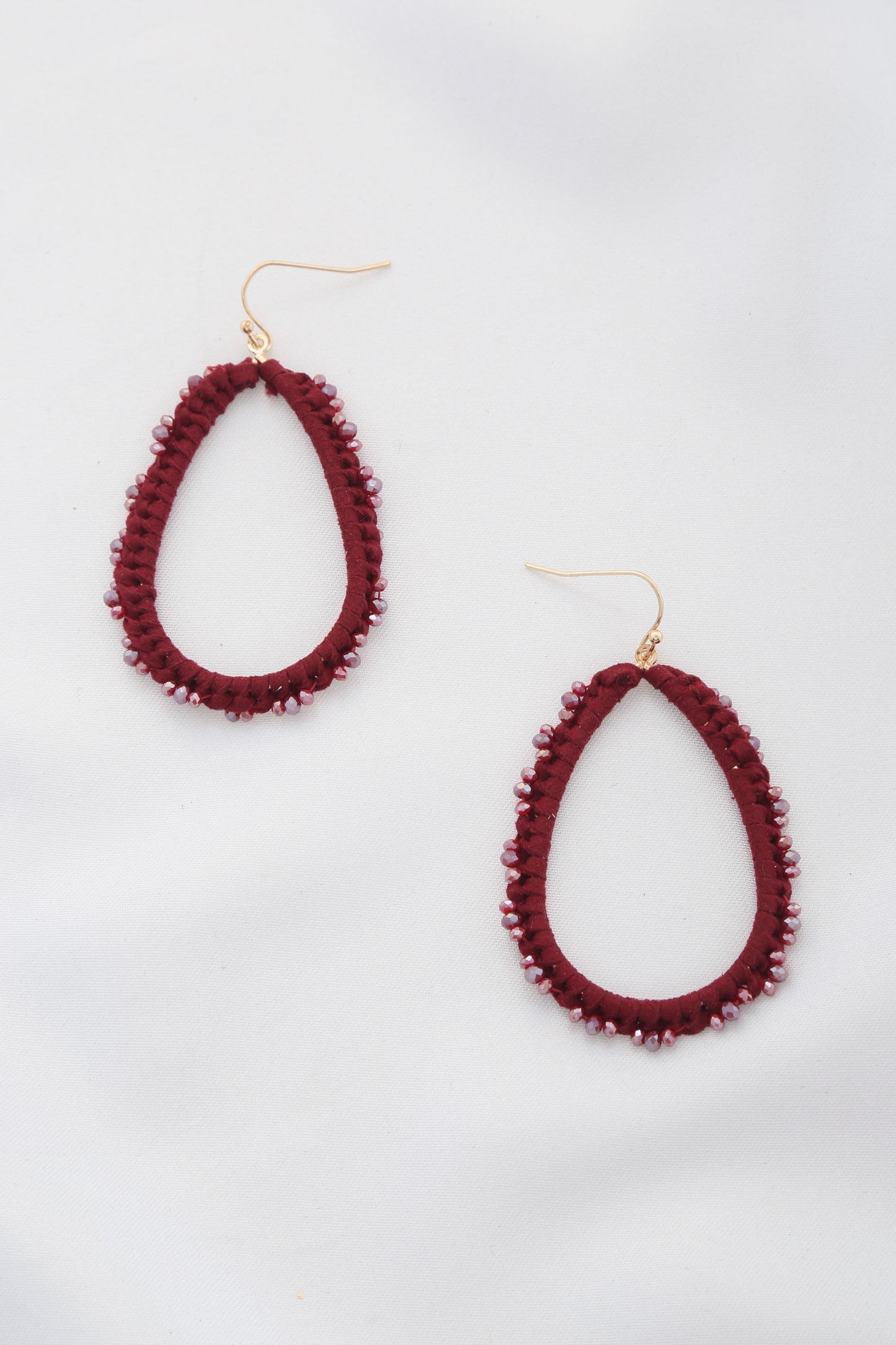 Teardrop Beaded Earring