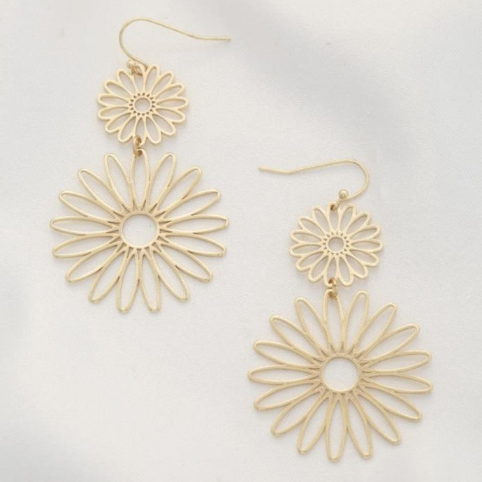 Flower Dangle Earring