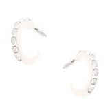 Crystal Mini Hoops