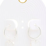 Heart Hoop Earring