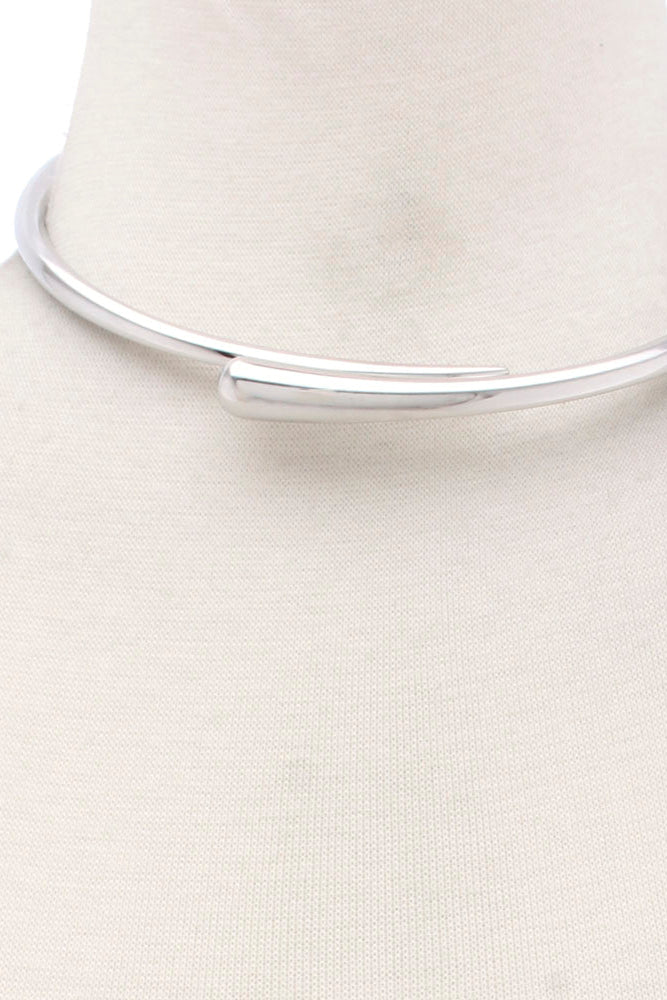 Sodajo Metal Choker Necklace