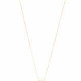 Metal Teardrop Pendant Necklace