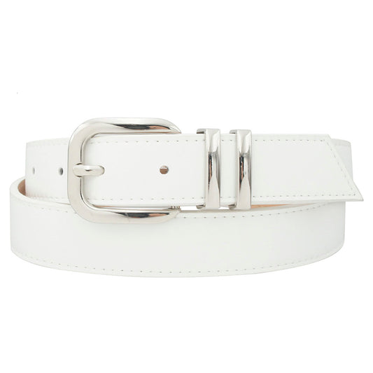 Rounded Rectangle Buckle Belt