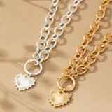 Textured Heart Pendant