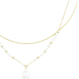 2 Layered Pearl Necklace