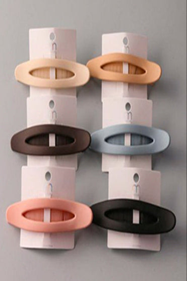 Oval Curve French Clip