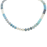 Rainbow Necklace | Light Blue