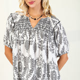 Sweet Mornings Puff Sleeve Top