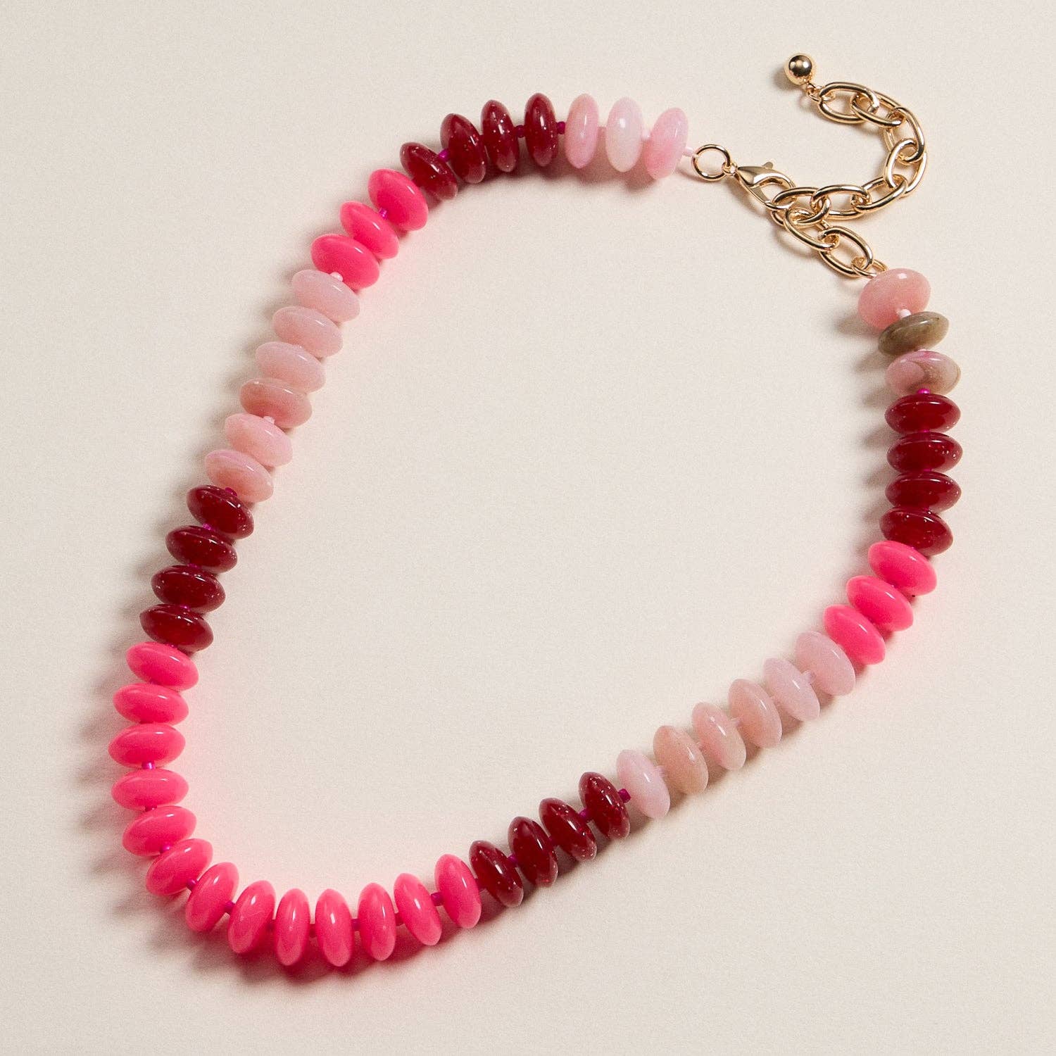 Ombre Resin Bead Necklace