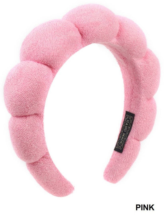 Spa Sponge Terry Towel Headband