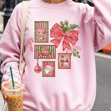 Christmas Stamps Graphic Sweatshirt