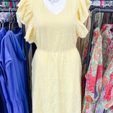 Hello Summer V Neck Ruffled Dress