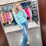 Staying Together Striped Sweater