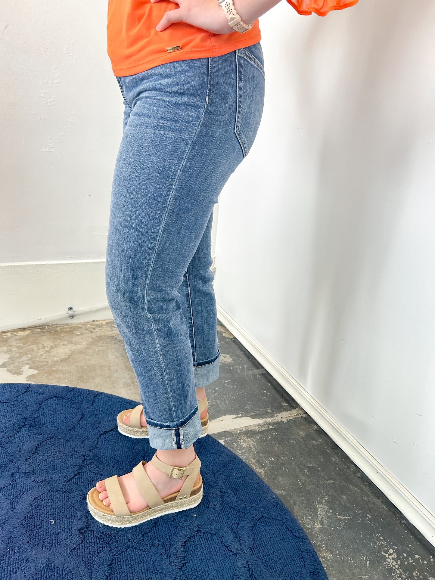 Marley Cuffed Boyfriend Jeans