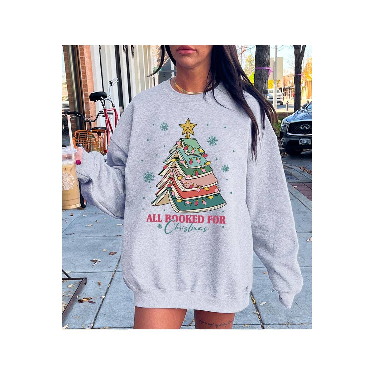 All Booked For Christmas Sweatshirt