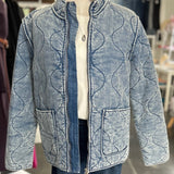 Walk in the Snow Quilted Coat