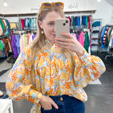 Joyful Memories Printed Blouse