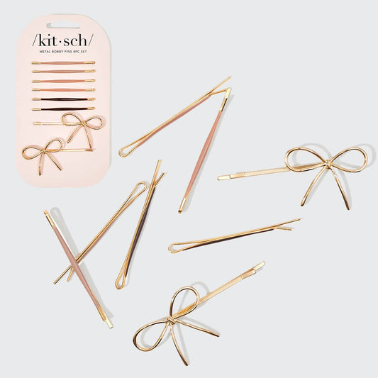 Bow Bobby Pins | 8pc Set