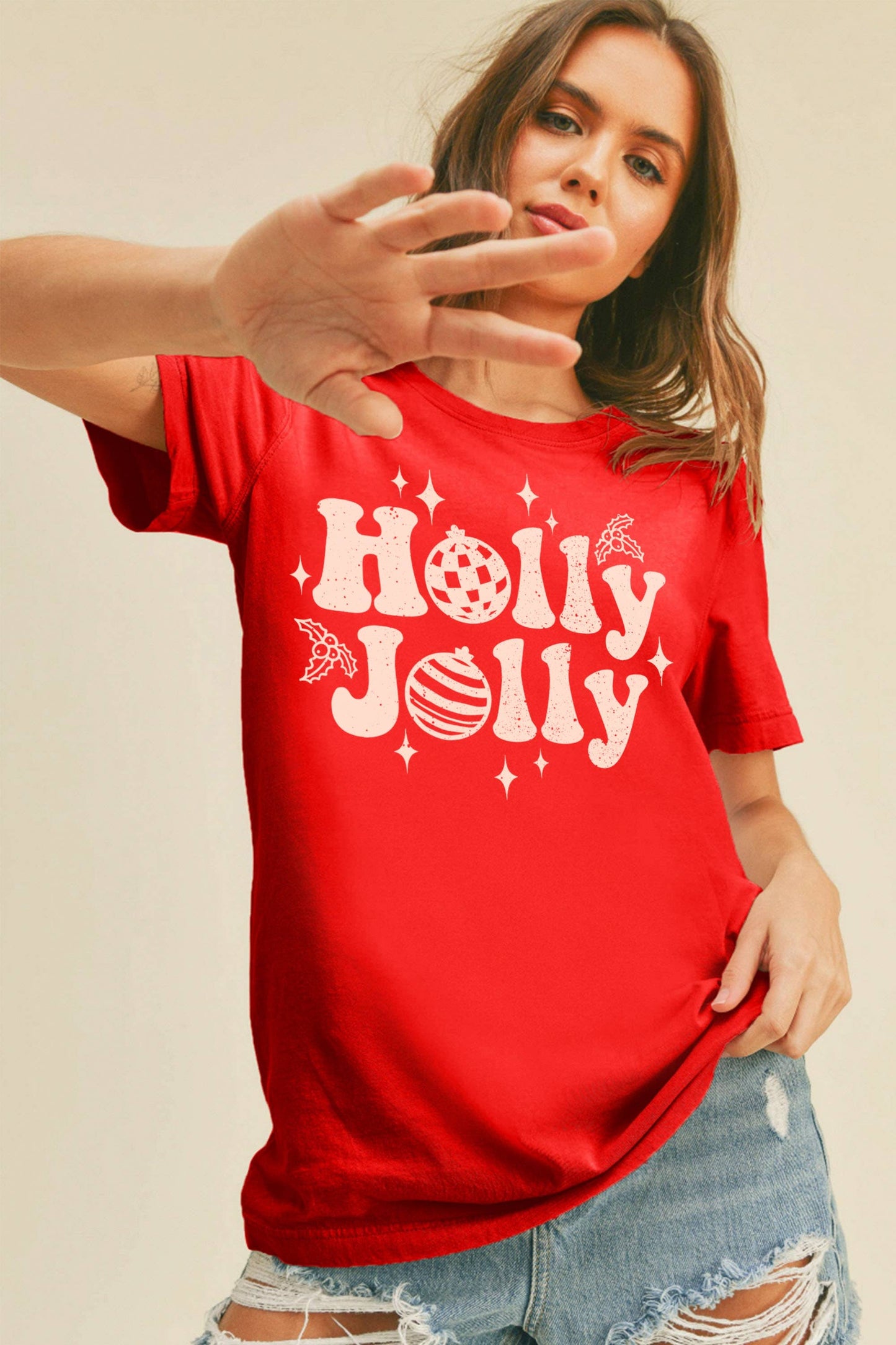 Holly Jolly Christmas Tee