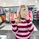 Staying Together Striped Sweater