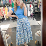 Ava Floral Maxi Skirt