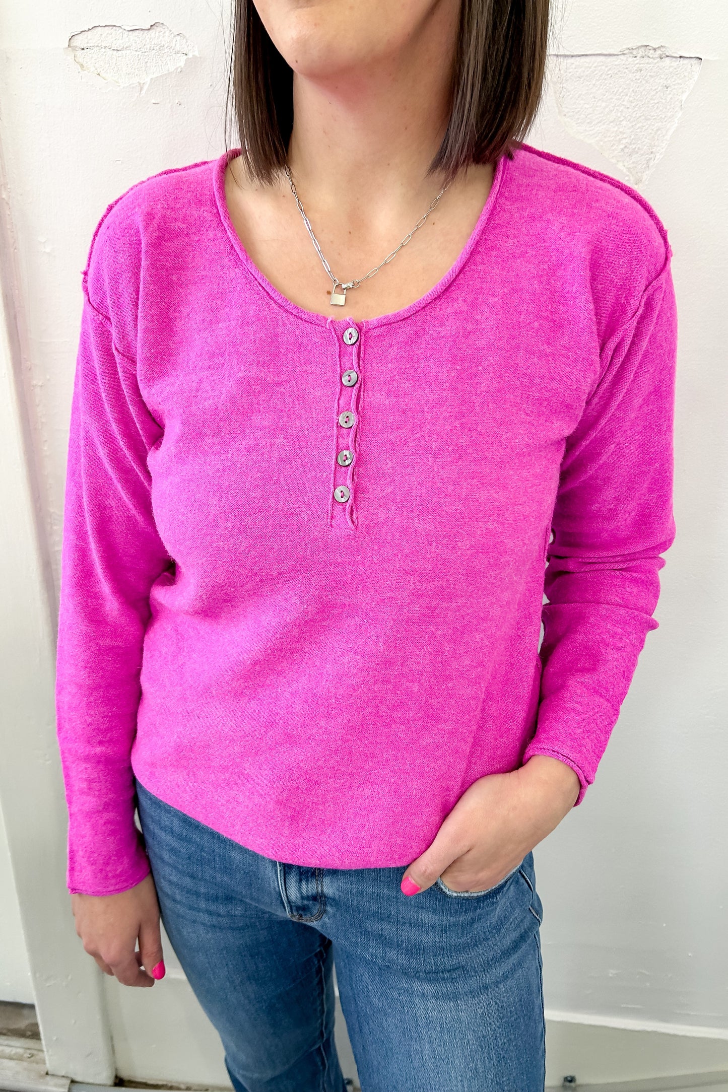 Sweetheart Henley Top