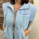 Baby Blues Fleece Vest