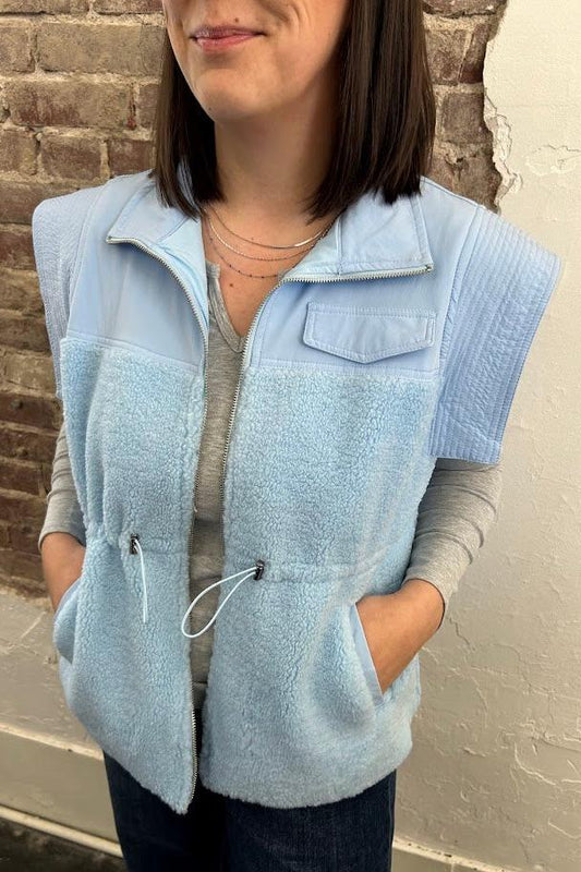 Baby Blues Fleece Vest