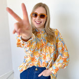 Joyful Memories Printed Blouse