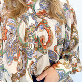 Far From Me Paisley Print Top