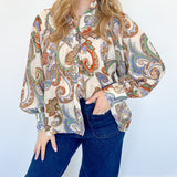 Far From Me Paisley Print Top