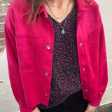 The Kylee Cropped Suede Jacket
