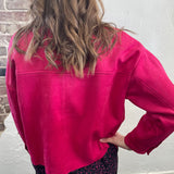 The Kylee Cropped Suede Jacket