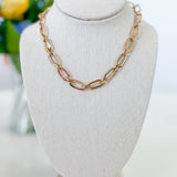 Oval Chain Link Necklace