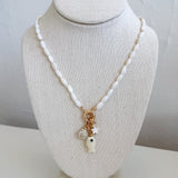 Beaded Coastal Charm Necklace