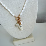 Beaded Coastal Charm Necklace