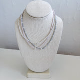 Glass Beaded Pearl Necklace