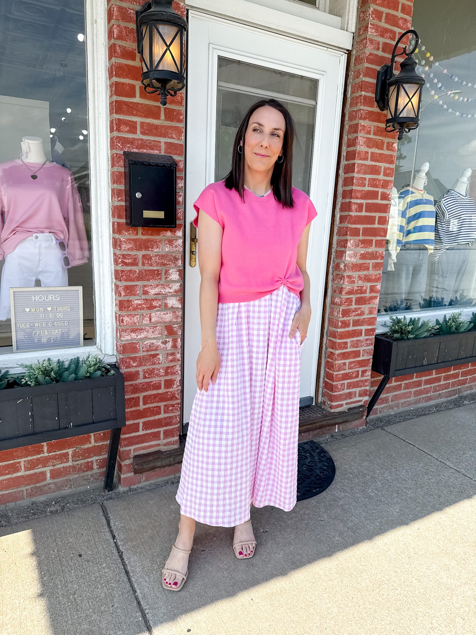 Picnic Date Gingham Dress