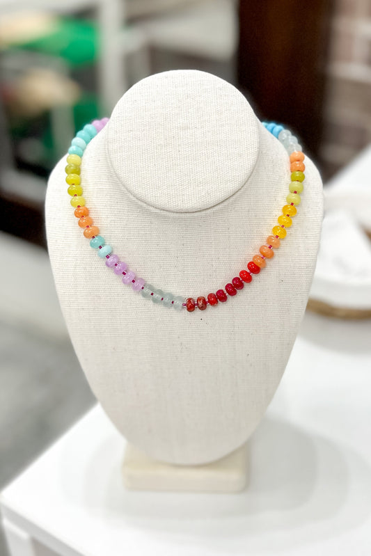 Rainbow Necklace | Yellow