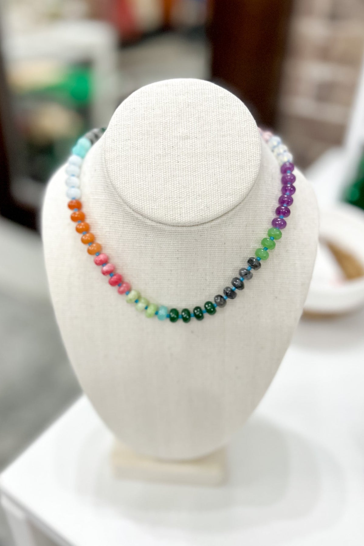 Rainbow Necklace | Green