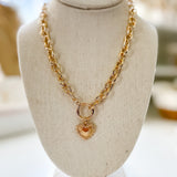 Textured Heart Pendant