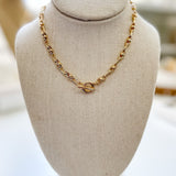 Oval Link Toggle Necklace