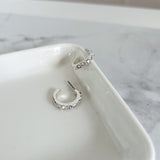 Crystal Mini Hoops