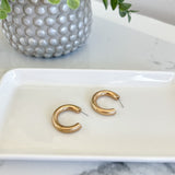 Metal Mini Open Hoop Earring